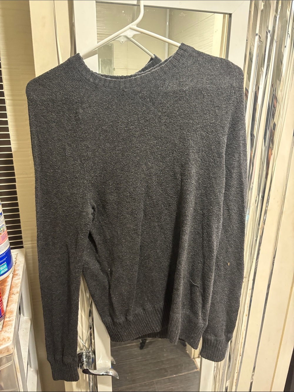 American Eagle Outfitters Charcoal Gray Crewneck Sweater